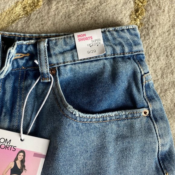 High Rise Denim Shorts - Picture 3 of 5